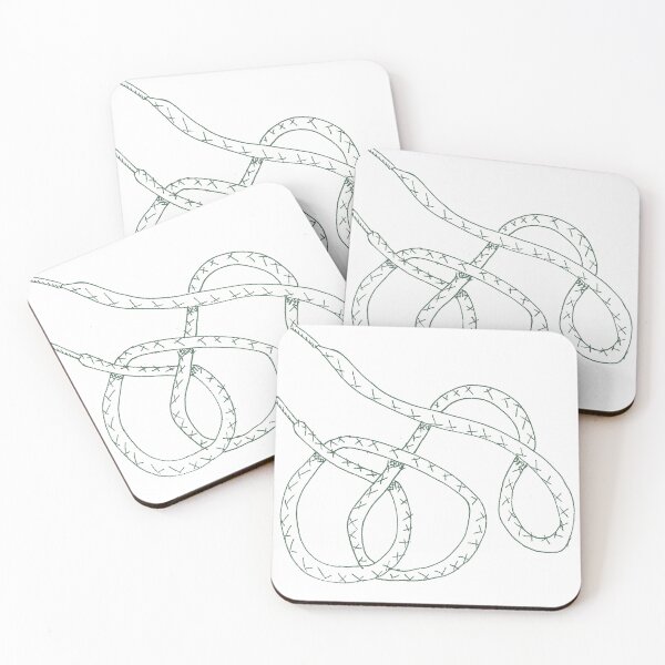 Item preview, Shoelace Illustration khaki green version 2 designed and sold by MagentaTwilight.