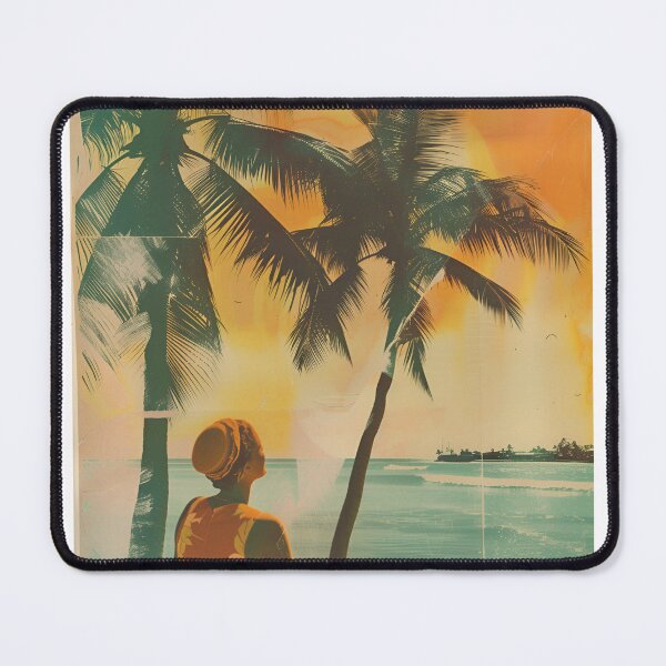 Item preview, Sunshine And Palm Trees Summer Holiday Collage designed and sold by RockFireMerch.