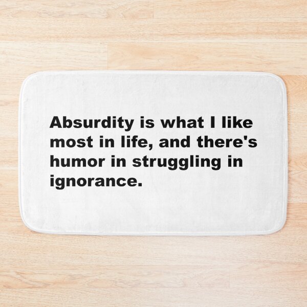 Item preview, Absurdity - David Lynch Quote designed and sold by Aesthetic Crew.