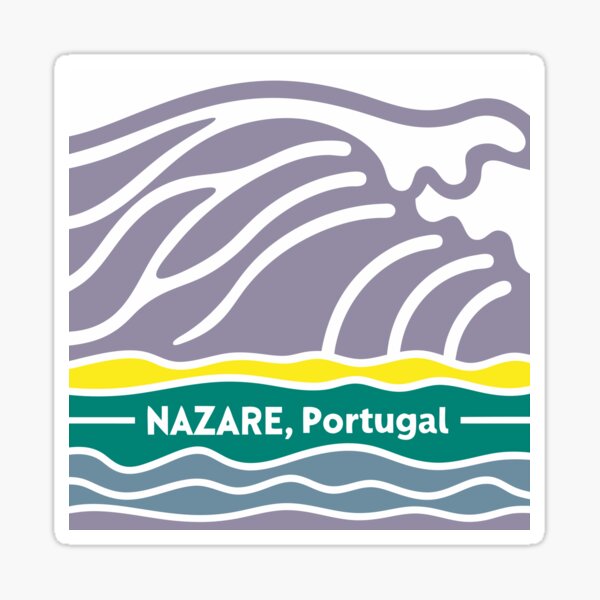 Artikel-Vorschau von Nazare, Portugal – große Wellen, designt und verkauft von TheHellSong.