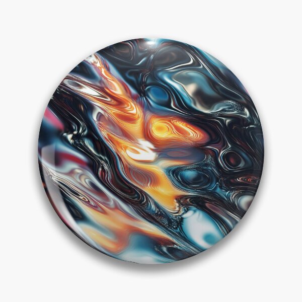 Item preview, Hypnotic Silver Fluid designed and sold by MidArtForge.
