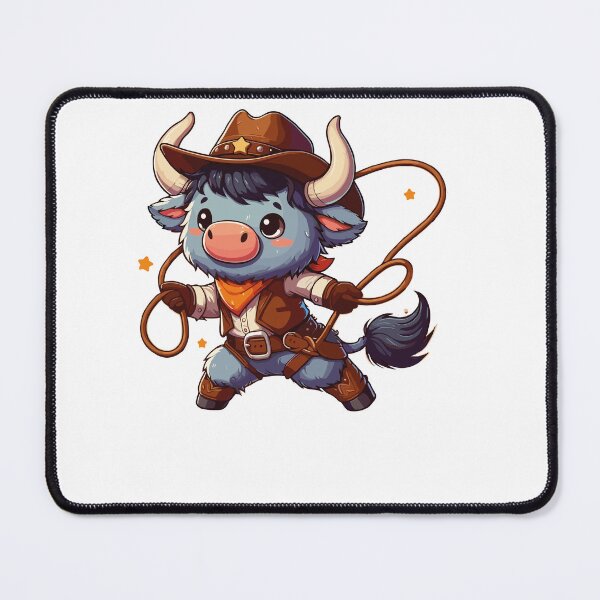 Item preview, Western Rodeo Cowboy Outfit Hat Yak Texas Animals designed and sold by Artistoos.