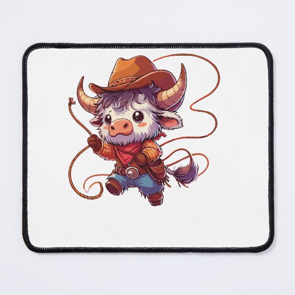 Item preview, Western Rodeo Cowboy Outfit Hat Yak Texas Animals designed and sold by Artistoos.
