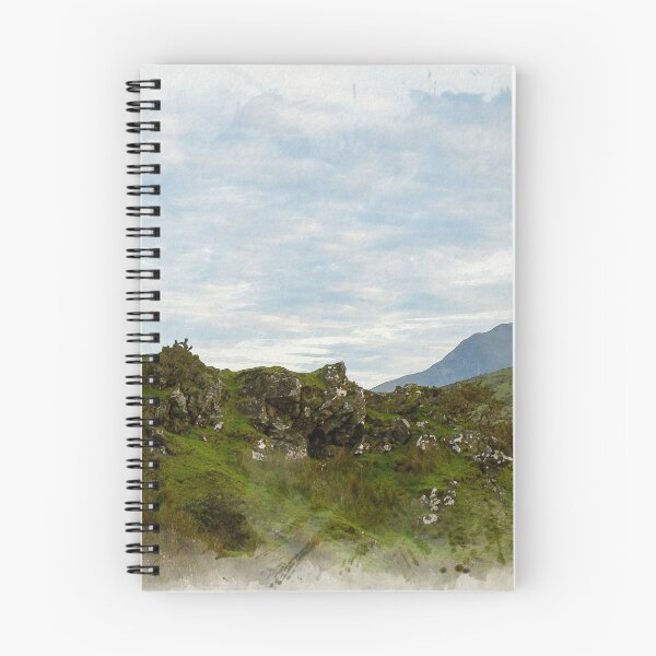 Item preview, Moel Hebog digital watercolour painting designed and sold by RobThorley.