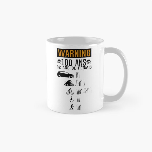Item preview, 100 years anniversary driving license accident knocks down ecatombre humor warning account bar prison designed and sold by Achille3777.