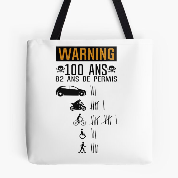 Item preview, 100 years anniversary driving license accident knocks down ecatombre humor warning account bar prison designed and sold by Achille3777.