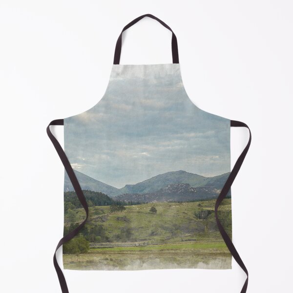 Item preview, Digital watercolour illustration of the Hebog mountain range designed and sold by RobThorley.
