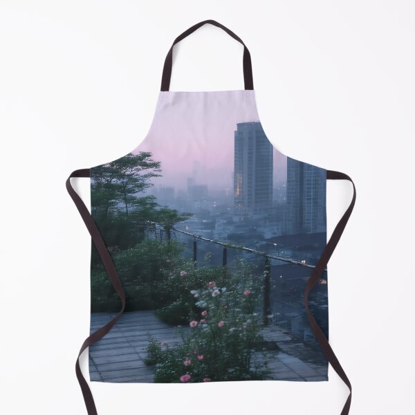 Item preview, Pink Dusk Blooms Over City Skyscrapers designed and sold by PanoramaPrints.
