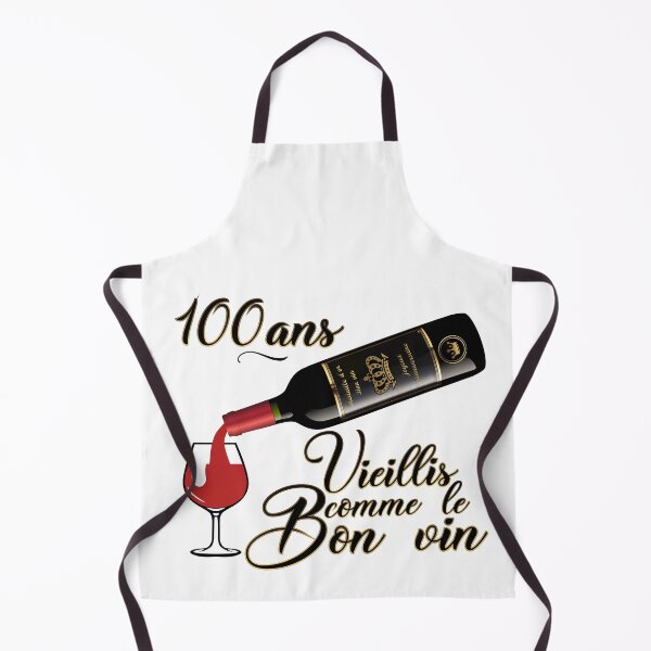 Item preview, 100 years anniversary aged good wine humor alcohol quote bottle designed and sold by Achille3777.