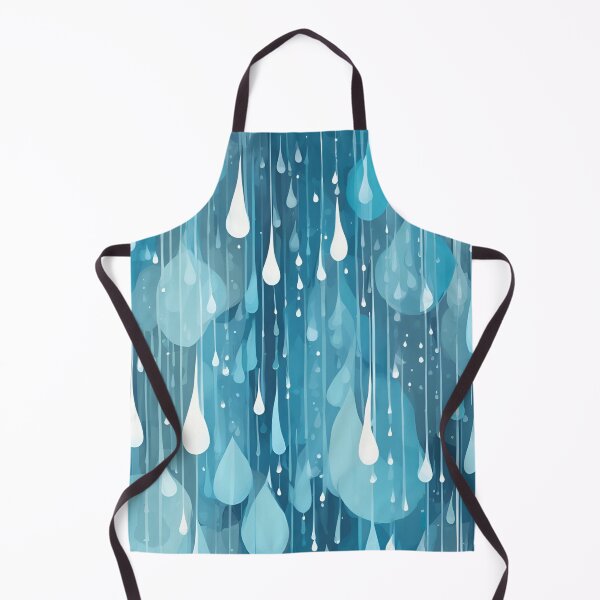 Item preview, Raindrop Symphony in Flowing Blue Patterns designed and sold by Traloch O'Laoi.