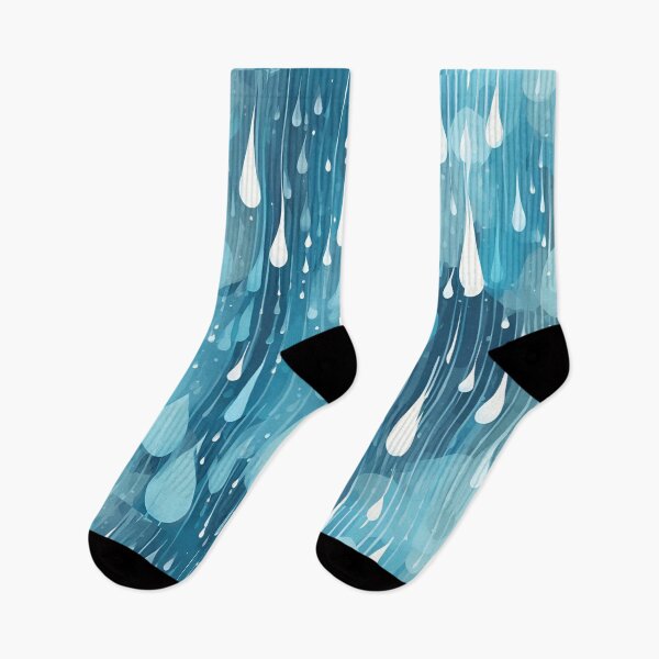 Item preview, Raindrop Symphony in Flowing Blue Patterns designed and sold by Traloch O'Laoi.