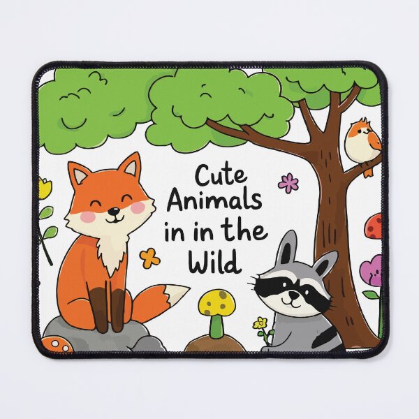 Item preview, Cute Animals in the Wild designed and sold by ClassicInkPress.