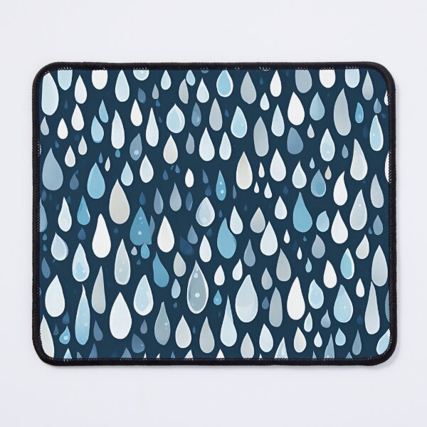 Item preview, Raindrop Symphony in Flowing Blue Patterns v2 designed and sold by Traloch O'Laoi.