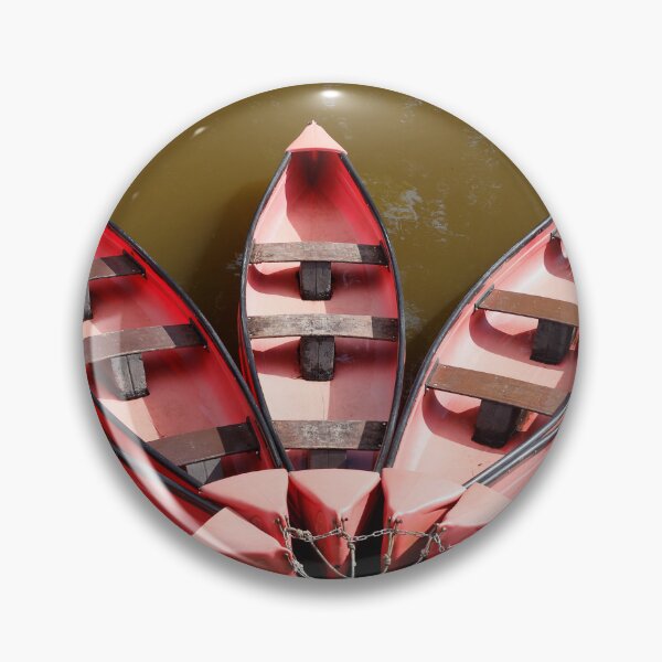 Item preview, Red canoes lying at a jetty, Germany designed and sold by Torsten  Krüger.