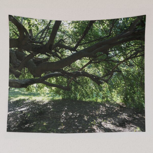 Item preview, Green Biophilic Shelter Under an Eccentric Mulberry Tree designed and sold by Georgia Mizuleva.