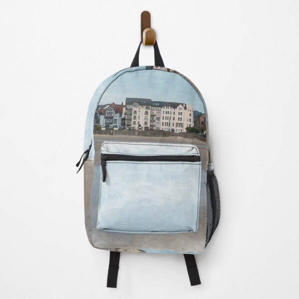 Item preview, Digital watercolour illustration of the Rhos-on-Sea seafront designed and sold by RobThorley.