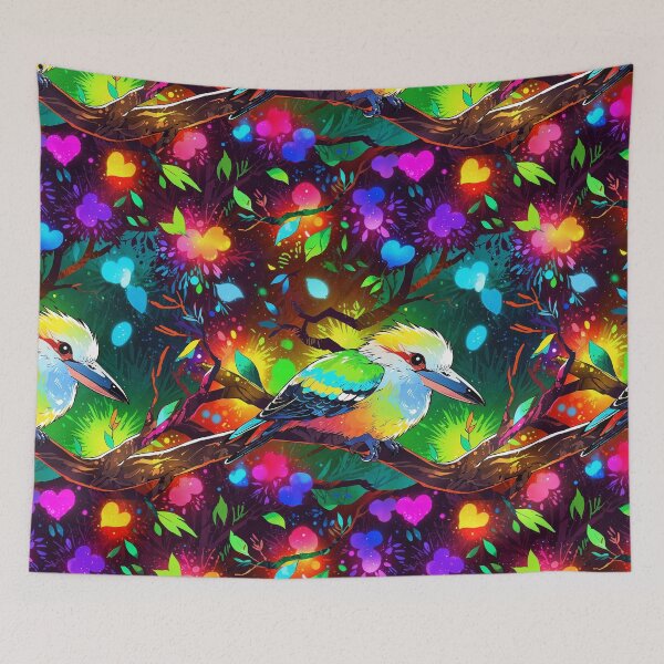 Item preview, Fluorescent Unrivalled Australian Kookaburra  designed and sold by AussieConcepts.
