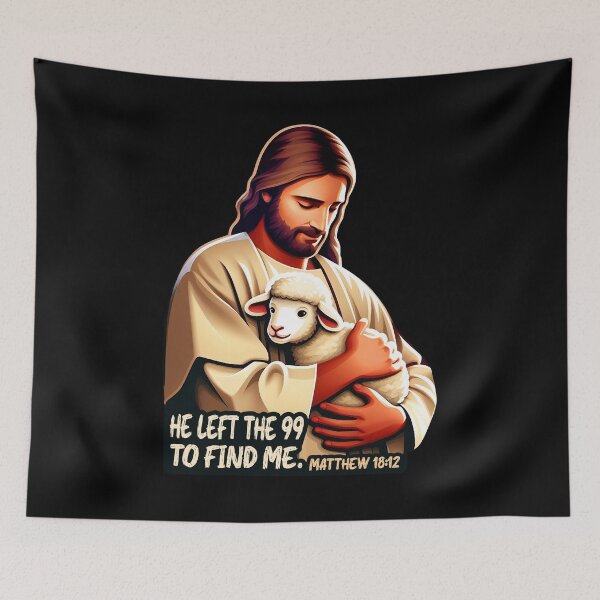 Item preview, Matthew 18:12 He Left The 99 To Find Me designed and sold by plushism.