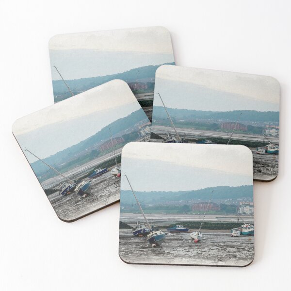 Item preview, Digital watercolour illustration of the Rhos-on-Sea harbour.  designed and sold by RobThorley.