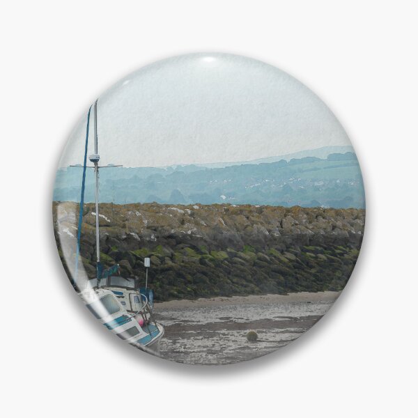 Artikelvorschau, Digitale Aquarellillustration des Hafens von Rhos-on-Sea. entworfen und verkauft von RobThorley.