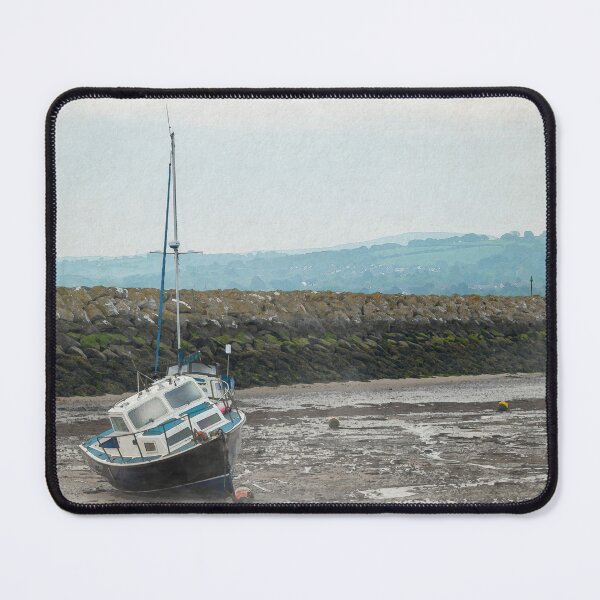 Item preview, Digital watercolour illustration of the Rhos-on-Sea harbour.  designed and sold by RobThorley.