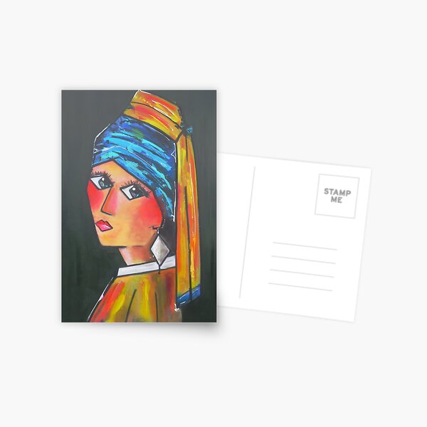 Item preview, Girl with the pearl abstract designed and sold by Danielle Ducheine.