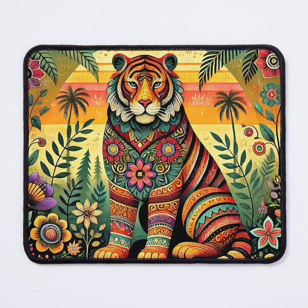 Item preview, Whimsical Bengal Tiger Artwork designed and sold by alw951.