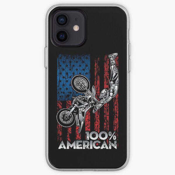 100% Motocross américain Dirt Biker Coque souple iPhone