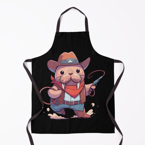 Item preview, Western Rodeo Cowboy Outfit Hat Walrus Texas Animals designed and sold by Artistoos.