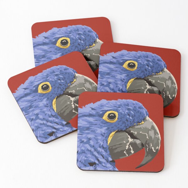 Item preview, Hyacinth Macaw Portrait designed and sold by GeoCreate.