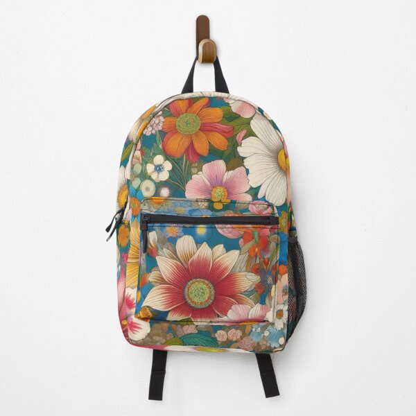 Item preview, Flowers, botanical, spring, floral pattern, cottagecore, Japanese pop art designed and sold by Sugar Wisdom .