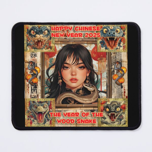 Item preview, Happy Chinese New Year 2025 - The Year of the Wood Snake designed and sold by 3 CITIES.