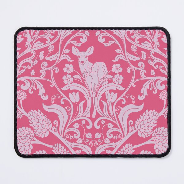 Item preview, Whimsical woodland damask Pink tones designed and sold by trefail.