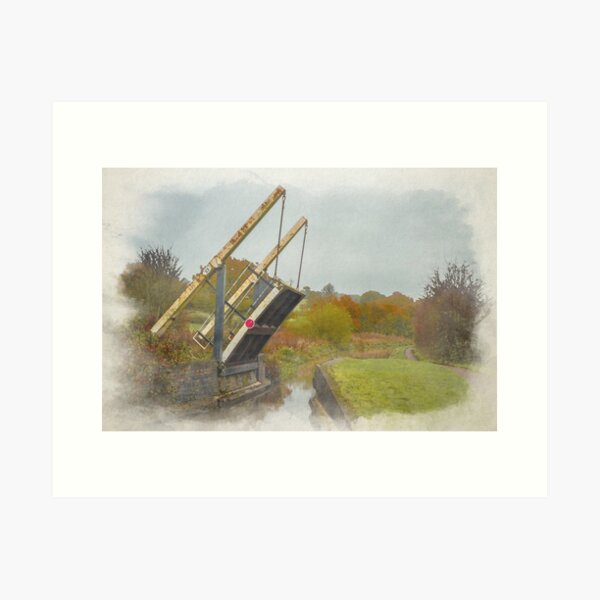 Item preview, Digital illustration of Caldon Canal bridge 23. designed and sold by RobThorley.