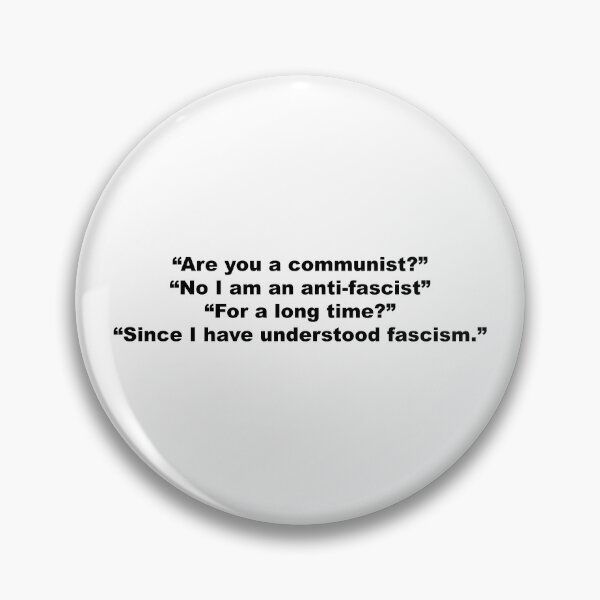 Item preview, No I am an anti-fascist  designed and sold by Aesthetic Crew.