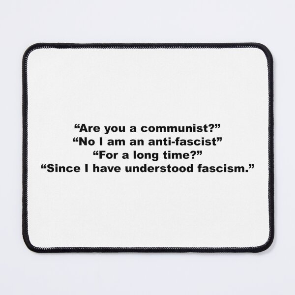 Item preview, No I am an anti-fascist  designed and sold by Aesthetic Crew.