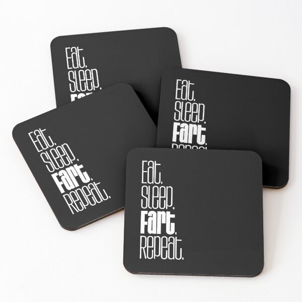 Item preview, Eat Sleep Fart Repeat Funny Humor designed and sold by smartrocket.