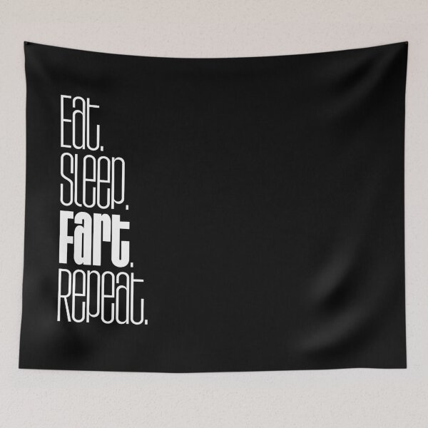 Item preview, Eat Sleep Fart Repeat Funny Humor designed and sold by smartrocket.