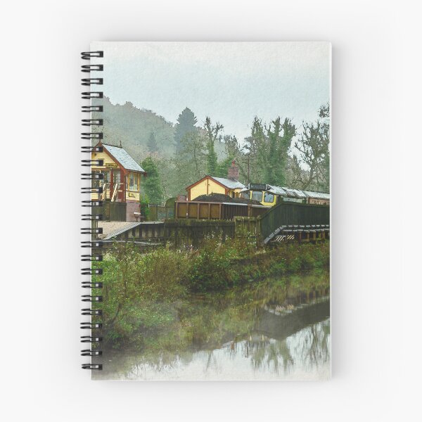 Item preview, Consall railway station digital watercolour painting designed and sold by RobThorley.