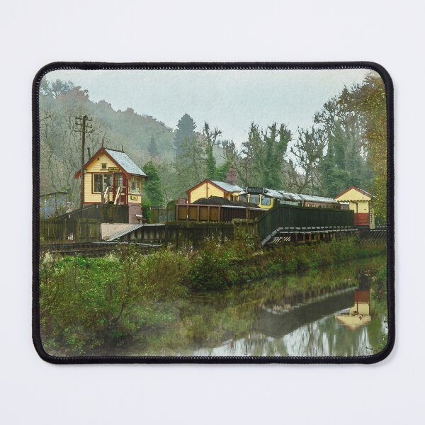 Item preview, Consall railway station digital watercolour painting designed and sold by RobThorley.