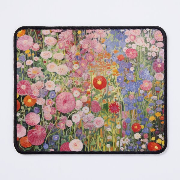 Item preview, Gustav Klimt Flowers Garden at Night designed and sold by MamboArt.