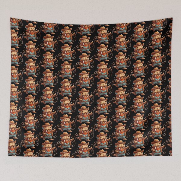 Item preview, Western Rodeo Cowboy Outfit Hat Walrus Texas Animals designed and sold by Artistoos.