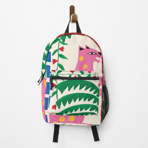 Item preview, Boho Pink Tigers & Palm Trees – Tropical Dream Art designed and sold by Arctic frame studio.