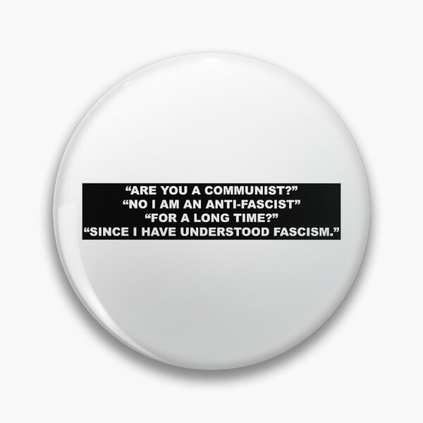 Item preview, No I am an anti-fascist  designed and sold by Aesthetic Crew.