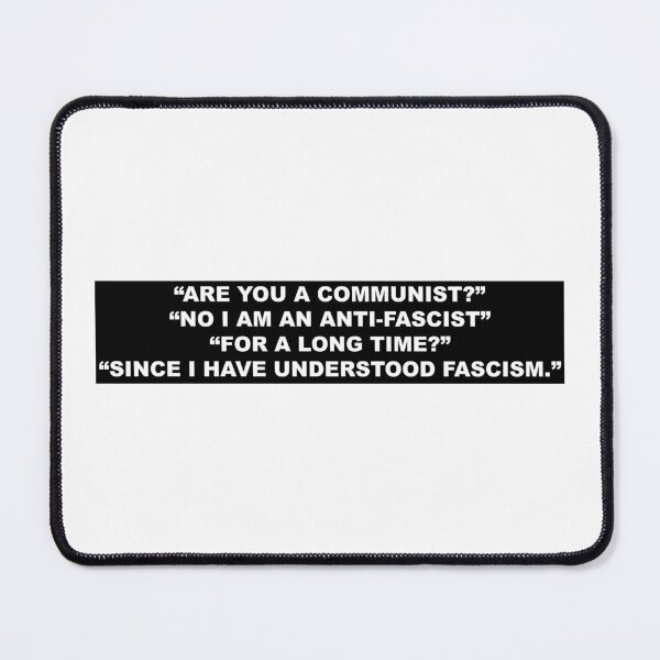 Item preview, No I am an anti-fascist  designed and sold by Aesthetic Crew.