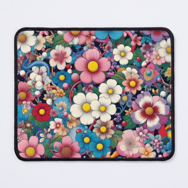 Item preview, Flowers, botanical, spring, floral pattern, cottagecore, japanese pop art designed and sold by Sugar Wisdom .