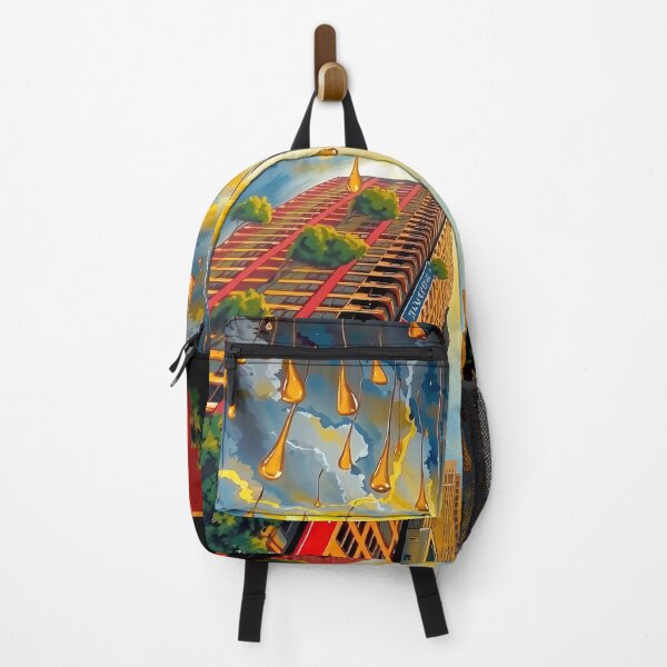 Item preview, Golden Droplets Dance Against Evening Sky designed and sold by PanoramaPrints.