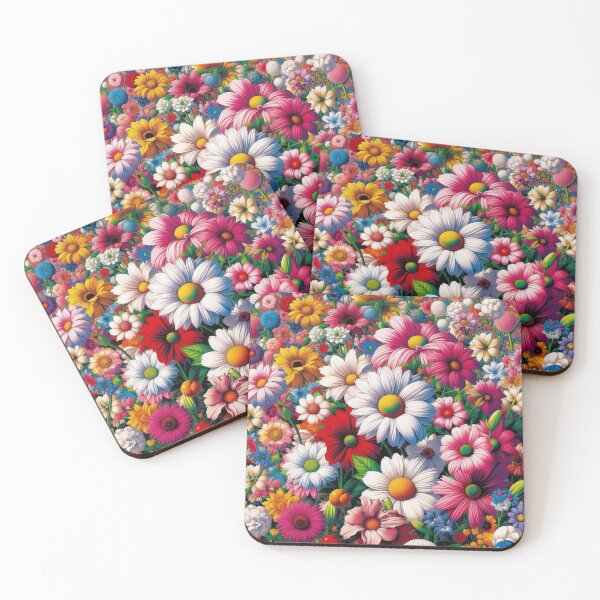 Item preview, Flowers, botanical, spring, floral pattern, cottagecore, japanese pop art designed and sold by Sugar Wisdom .