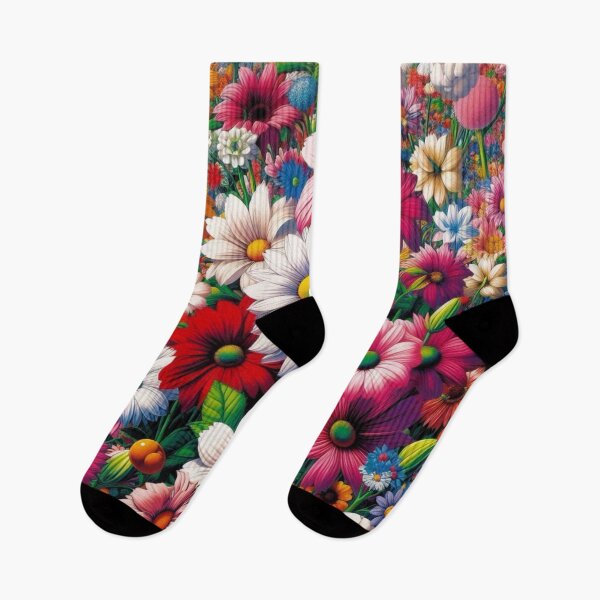 Item preview, Flowers, botanical, spring, floral pattern, cottagecore, japanese pop art designed and sold by Sugar Wisdom .