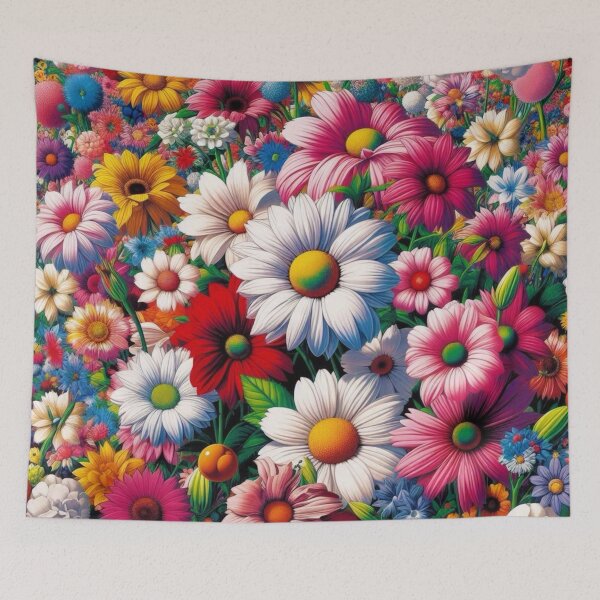 Item preview, Flowers, botanical, spring, floral pattern, cottagecore, japanese pop art designed and sold by Sugar Wisdom .